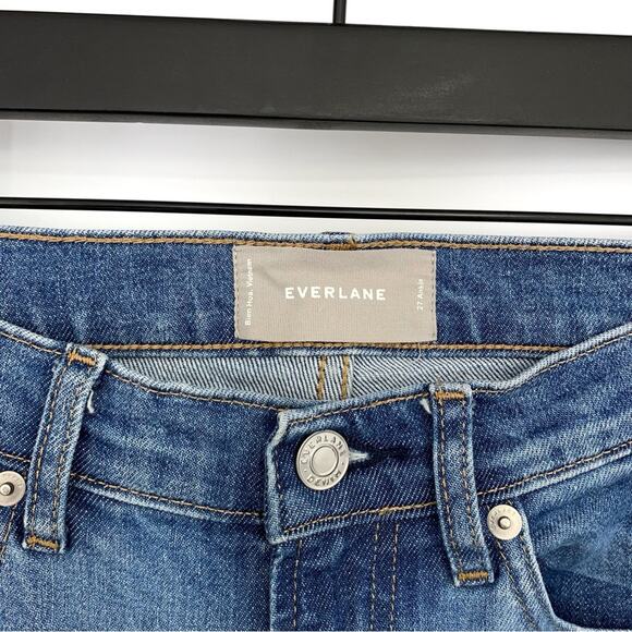 EVERLANE High Rise Skinny Jean Blue Denim 27 - Picture 6 of 10